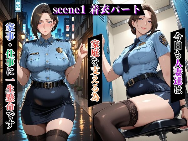 肉感人妻種付け〜人妻警察官もデカちん堕ち淫乱パトロール24時〜 画像4
