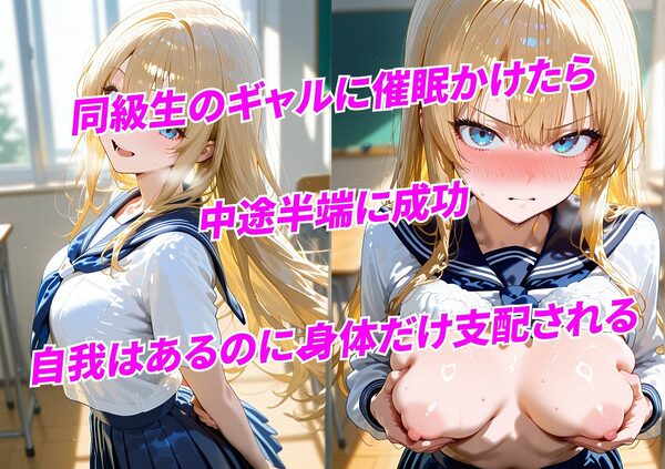 学校で半催◯を使ってみた結果 ギャル同級生編 画像1