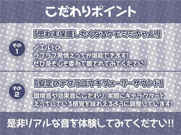 無口ケモミミちゃんと繁殖交尾【フォーリーサウンド】 画像7