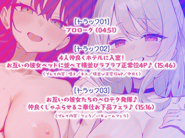 【KU100】SUPER DEVILISH SWAPPIN’♪ 仲良しカップル2人組スワップ4Pグループセックス♪ 画像5