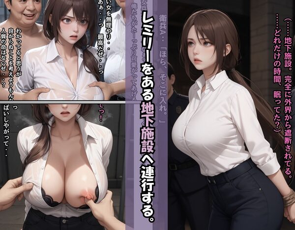 囚われた女戦士(牢獄で集団種付け)レミリ―編/ドラマ美麗CG集 画像5