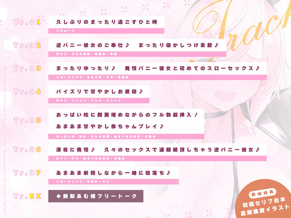 【生ハメ寝落ち特化】むちむち発情バニーとの長すぎるしあわせ交尾〜ず〜っとフル勃起挿入しながらの添い寝スローセックス〜 画像4