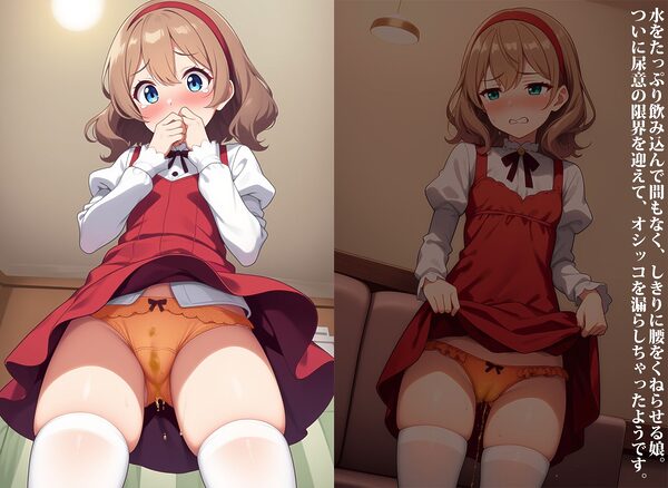 お漏らし母娘、羞恥のオムツモデルデビュー 画像3