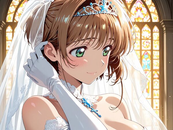 【雌イキヒロイン】 カード●ャプターさくら 純白ドレスの花嫁陵●〜カード使いの少女とおじさんの背徳の儀〜 画像2