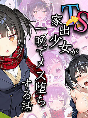 セックスが嫌いなジト目TS家出少女が一晩でメス堕ちする話【悪魔ほろほろ】