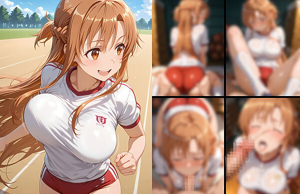 結〇明日奈 体育館倉庫で種付け集 画像1