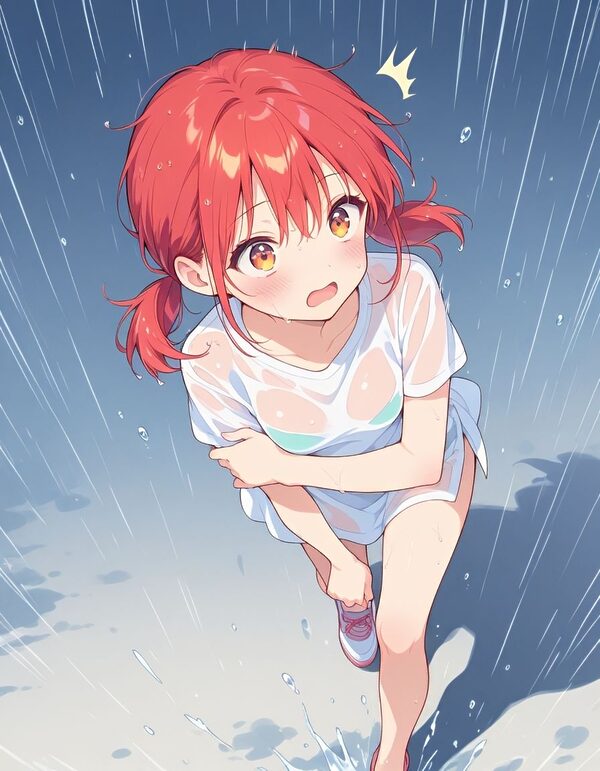 『えっちなカノジョと、ひみつのなつやすみ。vol.2』〜びしょ濡れカノジョと、雨宿りえっち 〜 画像2