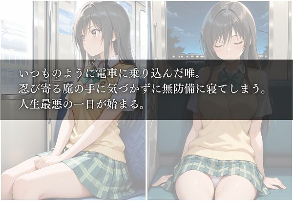 電車痴● 『痴●To LOVEる』 〜古手川唯編〜 画像1