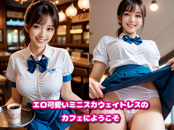 ミニスカウェイトレス 生ハメ顔射で店内性交 画像1