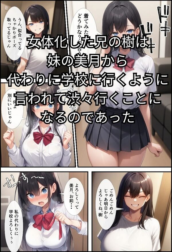 TS女体化した俺が双子の妹の彼氏にメス墜ちさせられた! 画像4