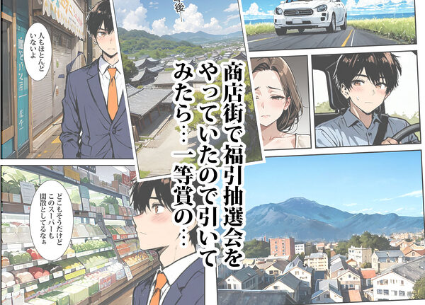 商店街の福引き引いたら人妻が当たった 画像3