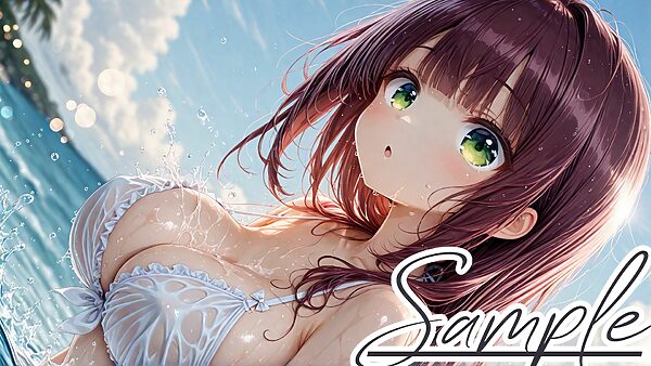 水着えっちコレクション特盛〜巨乳まみれの白濁ビーチ〜 画像4