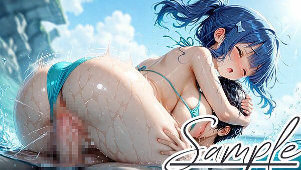 水着えっちコレクション特盛〜巨乳まみれの白濁ビーチ〜 画像9