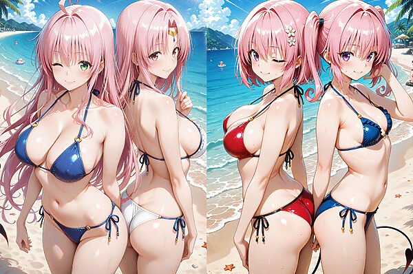 ToLOVEる デビルーク姉妹フルセット 〜ララ・モモ・ナナ・セフィの愛欲ハーレム〜 画像1