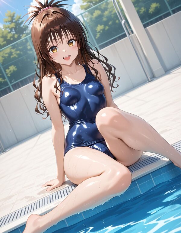 キモ教師に補習と騙され犯●れたスク水少女 画像1