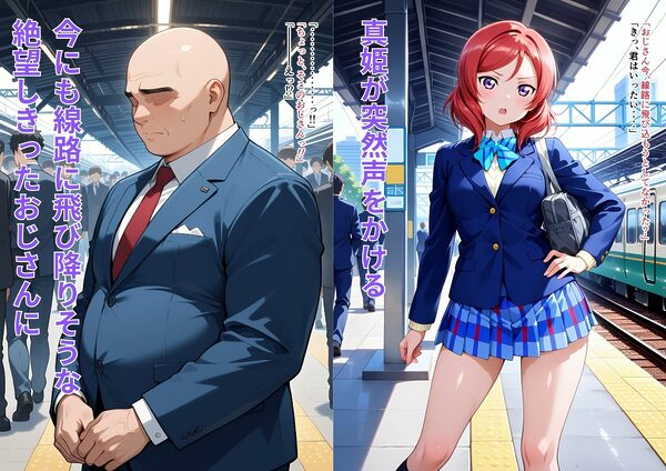 ツンツンしてる彼女のデレる相手は人生ドン底おじさん！？ 画像1