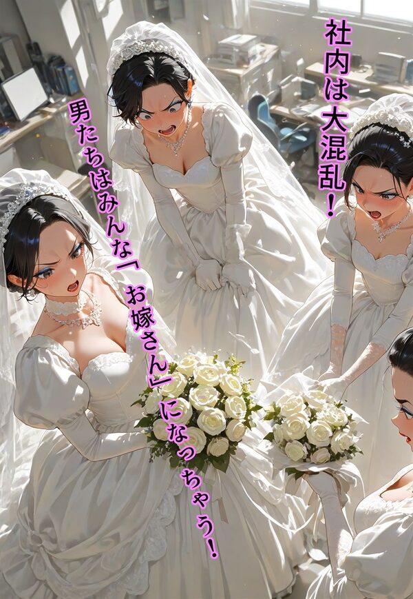 バージン・オフィス 〜職場の男たちが、全員ウェディングドレスの処女になった日〜 画像8