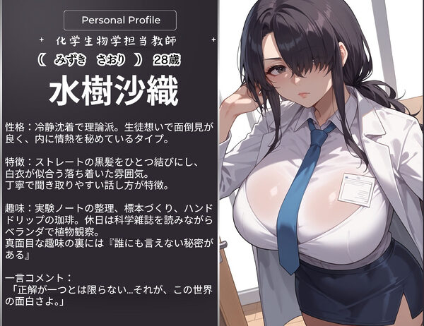 ずっと真面目だと思ってたあの先生が実はめちゃくちゃ変態女だった話。 画像1