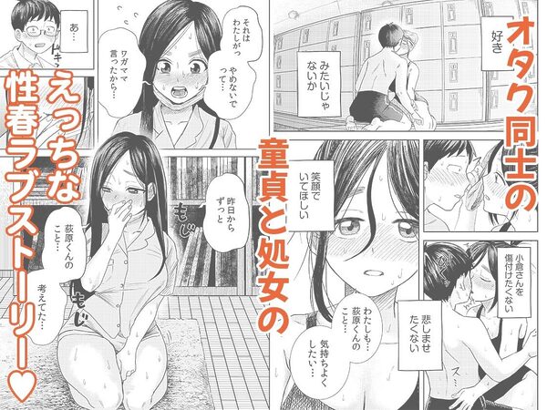 オタク同士の童貞処女がはじめてのセックスをする話 1 画像1