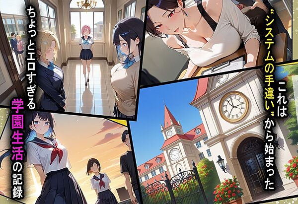 間違って女子校に入学したらムチムチ女子校生に毎日中出しを要求される学園生活〜爆乳お姉さん&天然妹系編〜 画像1