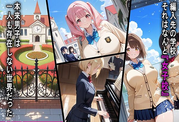 間違って女子校に入学したらムチムチ女子校生に毎日中出しを要求される学園生活〜爆乳お姉さん&天然妹系編〜 画像2