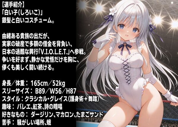 AIアイドルプロレス地獄変 〜「白い子」の場合〜 画像2