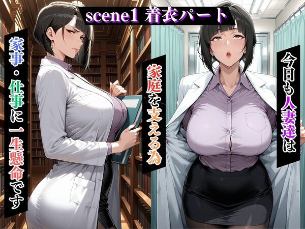 肉感人妻種付け〜色気ムンムン保健医が孕むまでち○こ注射で完堕検診〜 画像4
