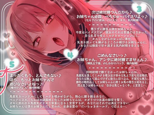 ツンデレお姉ちゃんは僕のデカ乳オモチャ!逆性教育で搾り倒し、お嫁さんオナホに就職確定♪(KU100マイク収録作品) 画像4