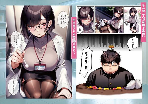 保健室の先生 治療と言われキモオタチンポで発情交尾 画像3