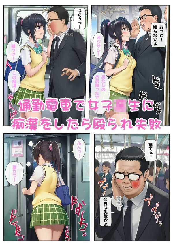とらぶるヒロインたちが常識改変!痴◯おじさん毎日通勤電車でエロ三昧! 画像1