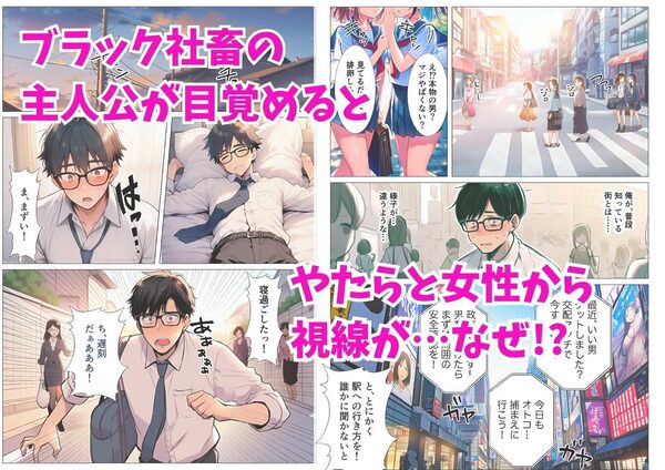 【貞操観念逆転】女子校生2人組に道を聞いたら秒でラブホに連れ込まれた話 画像1