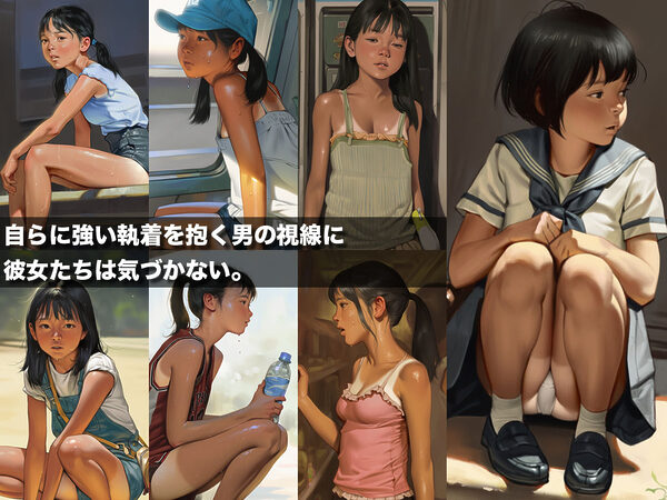 変態中年男の執着 - 夏休みの日焼け少女が誘拐・●物調教され、性奴●に堕ちた記録 画像1