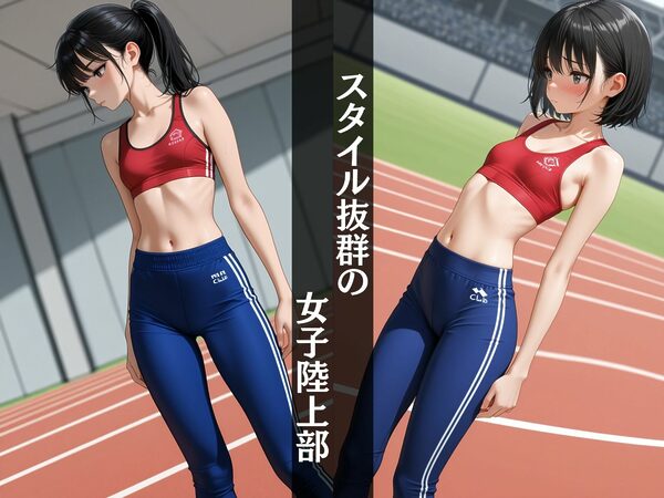 【陸上女子】 ちっぱいを揺らして感じる〜女子校生陸上部員に中出し!〜 画像1