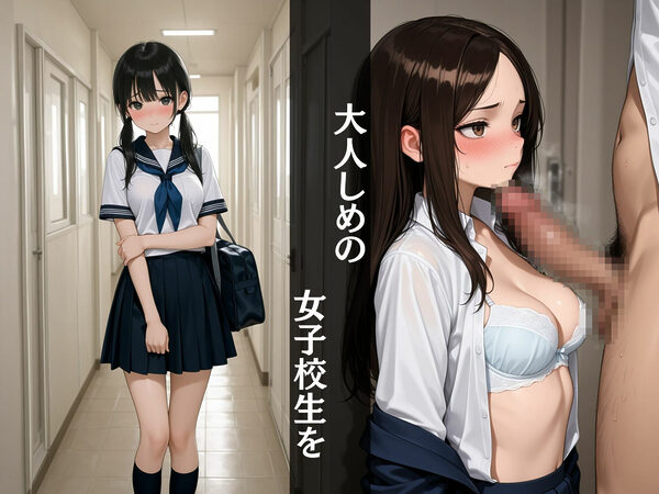 【女子校生】 育ったおっぱいを堪能する〜大人しいあの子と教室ハメ!〜 画像1