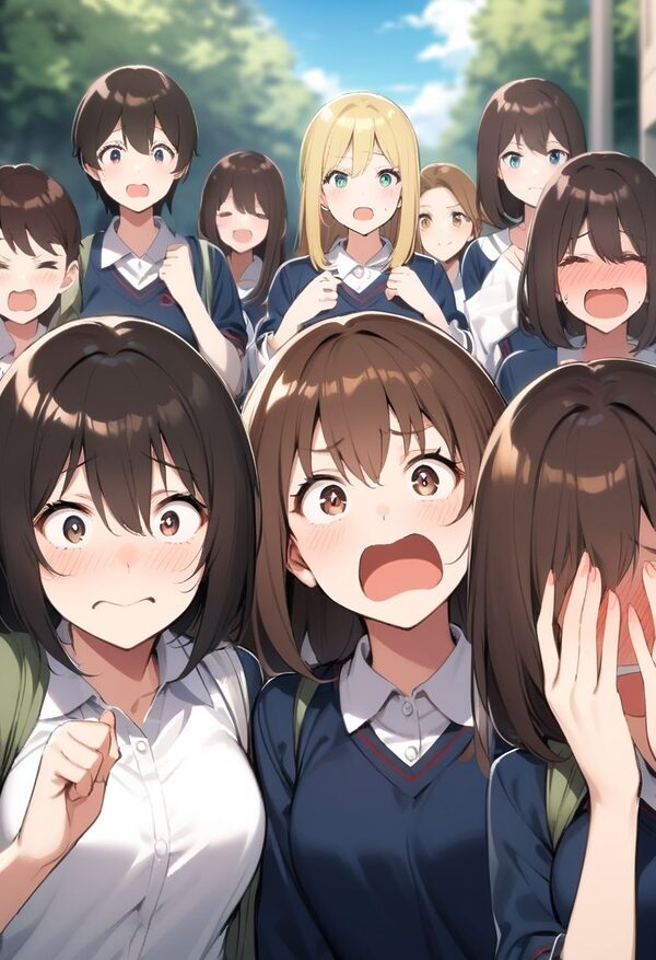 M男向けCFNMボイス おちんちん虐めたガールズの短小包茎鑑賞 大勢の女の子にパンツを脱がされて、恥ずかしいお子様おちんちんをじっくり観察されてしまう…! 画像8