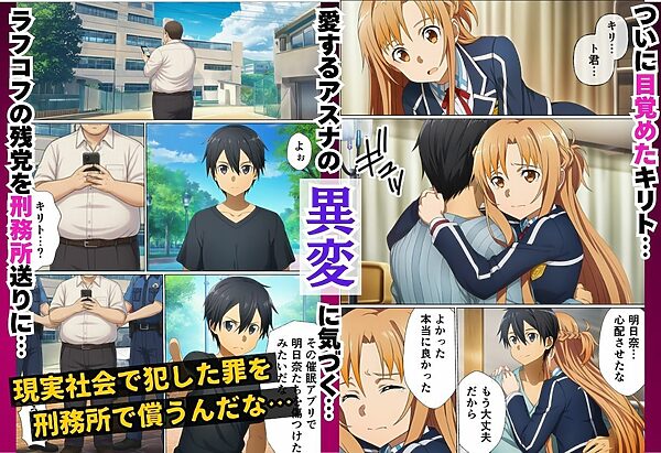 ヒロイン全員寝取られ快楽堕ち!ハーレム大乱交【ソード◯ート・オンライン編(SA◯編)】 画像7