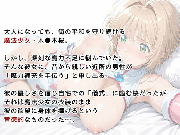 【カードキャ●ターさくら】 〜大人になった私の膣内に魔力チャージしてください〜 画像2