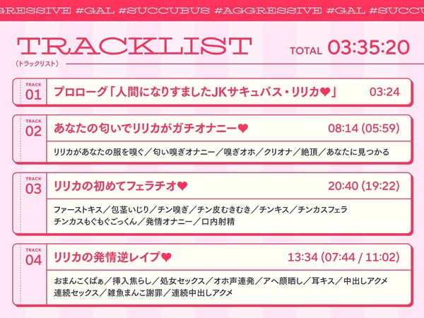 肉食系ギャルサキュバスがチンカス汚ちんぽにラブ媚びご奉仕してくれるお話♪【KU100】 画像4