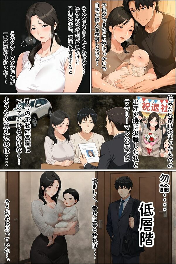 タワマン界隈 低階層主婦は高階層男に買われる。 画像7