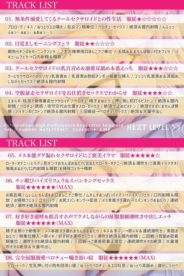 【征服純愛】無条件溺愛してくるクールセクサロイドとの’支配されたい願望’ダダ漏れえっち性活〜純愛搾精ご奉仕おまんこ〜 画像5