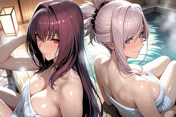 武○&スカ○ハin温泉 画像1