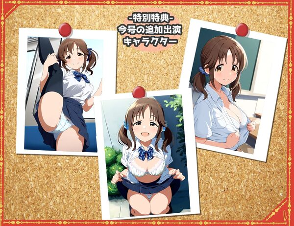 露出&下着見せつけフェチ特化 2010年代アニメ作画特集 下着を見せつけるアイドルたち -その2- 500枚を撮影- 画像5