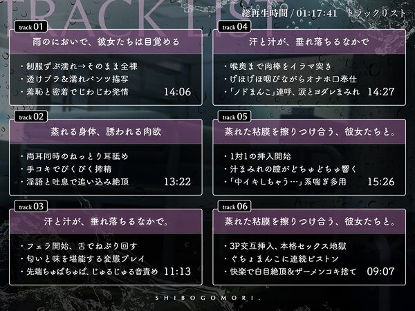 【ダウナー×密室射精】搾籠。〜びしょ濡れ女子と交わった密室は、精液だけが出口だった〜 【処女×中出し×静寂】 画像7