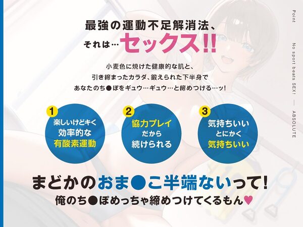 セックスは最高のスポーツです! 〜近所のアスリートお姉さんと汗た?くスホ?根SEX〜 画像4