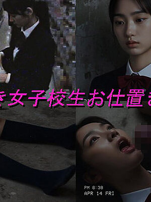 万引き女子校生のお仕置き謝罪動画 4【Blue Frames】