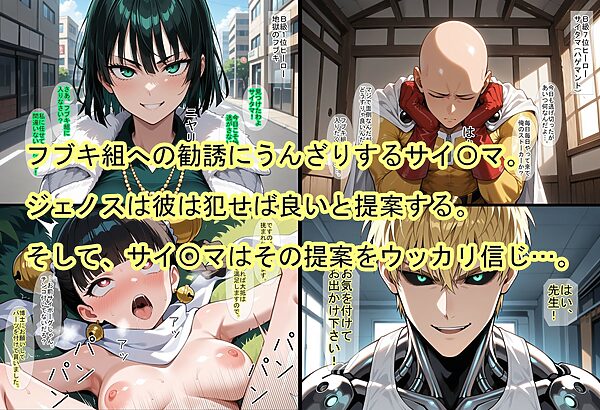 【ワンパ〇マン】格下と見下した相手に孕まされたエスパー姉妹 画像1