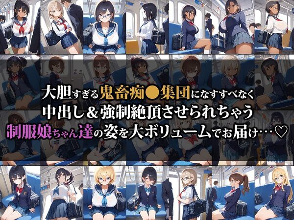 痴〇集団にイカされちゃう制服娘2 画像1