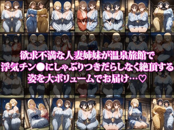 巨乳人妻姉妹と行く背徳不倫温泉旅行 画像1