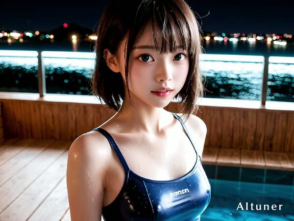 【30分HD】見つめ返す彼女──胸チラ→浴室SEX→3P→スク水→海辺フェラ→屋外本番 画像5