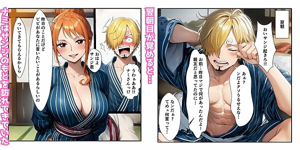 ハーレム温泉修学旅行で学園四天王美女に中出し！【ナミ・ロビン・ビビ・ハ〇コック】 画像5